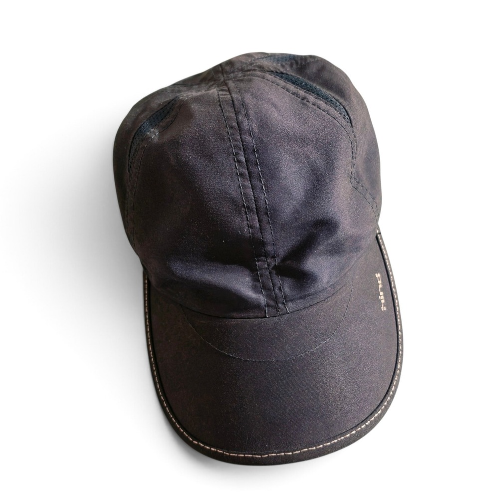 Hind Mens Running Hat Black Mesh Ventilated Performance Training Cap One Size
